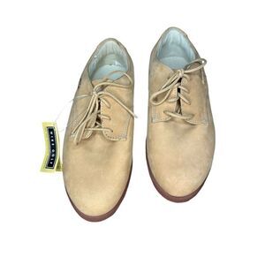 Vintage 90s Nike Pro Air Classic Pro Golf Shoes Tan Suede Women’s 8 NEW